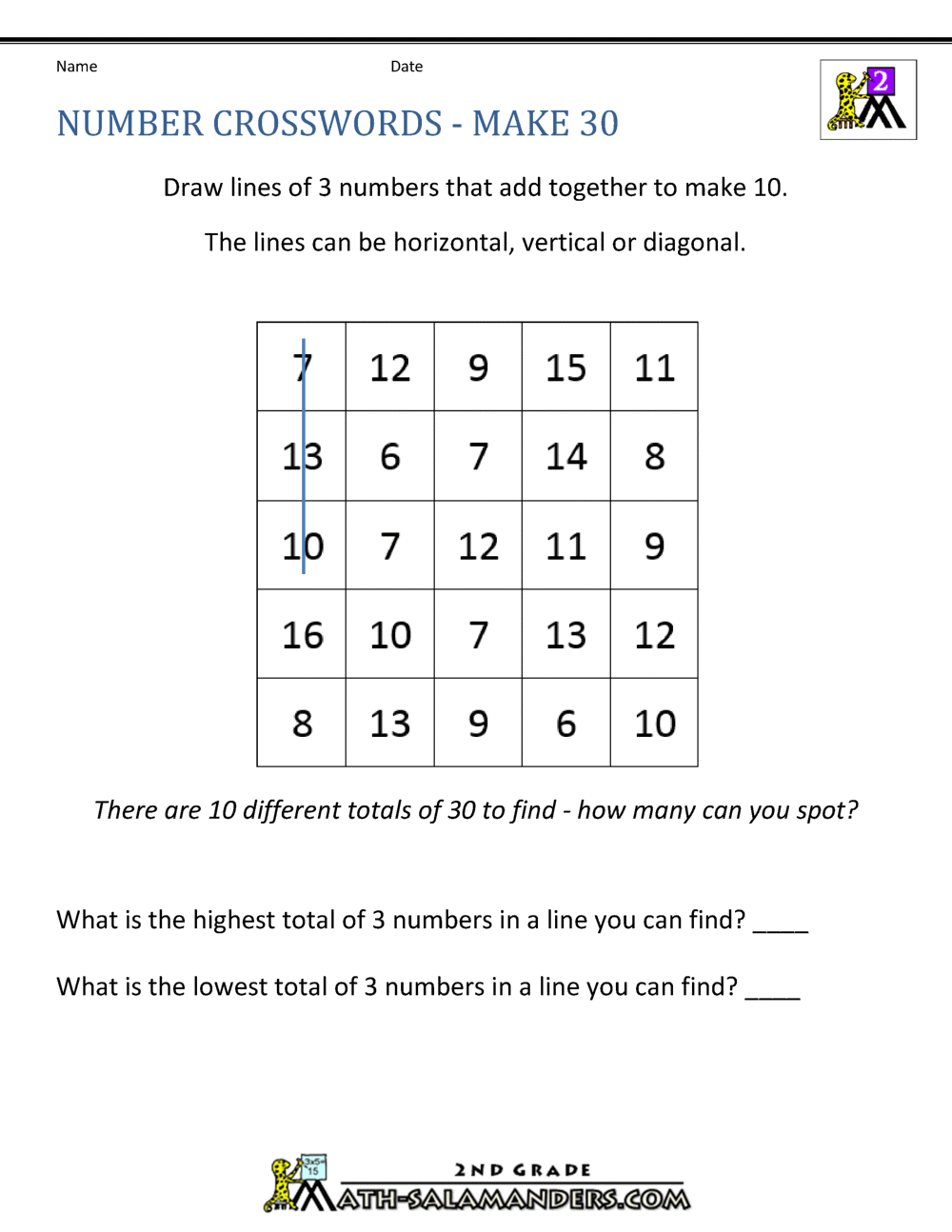 Free Math Puzzles Addition And Subtraction