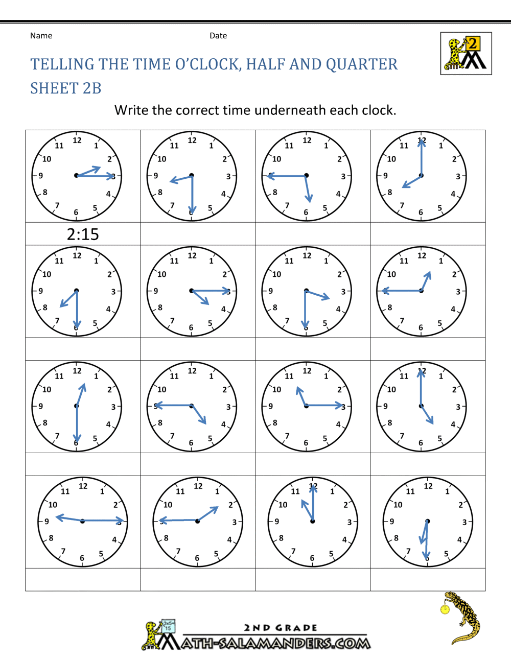 Time Worksheet O'clock, Quarter, and Half past worksheets, grade worksheets, multiplication, printable worksheets, alphabet worksheets, and education Time Worksheets Quarter Hour 1294 x 1000