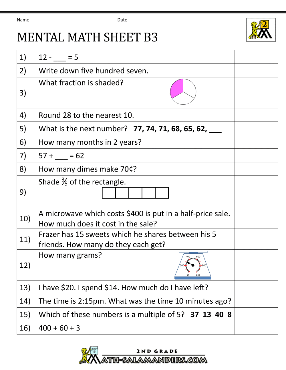 mental-math-2nd-grade