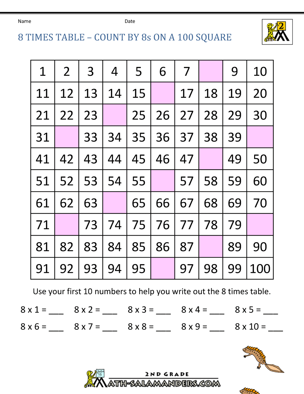 8-times-table