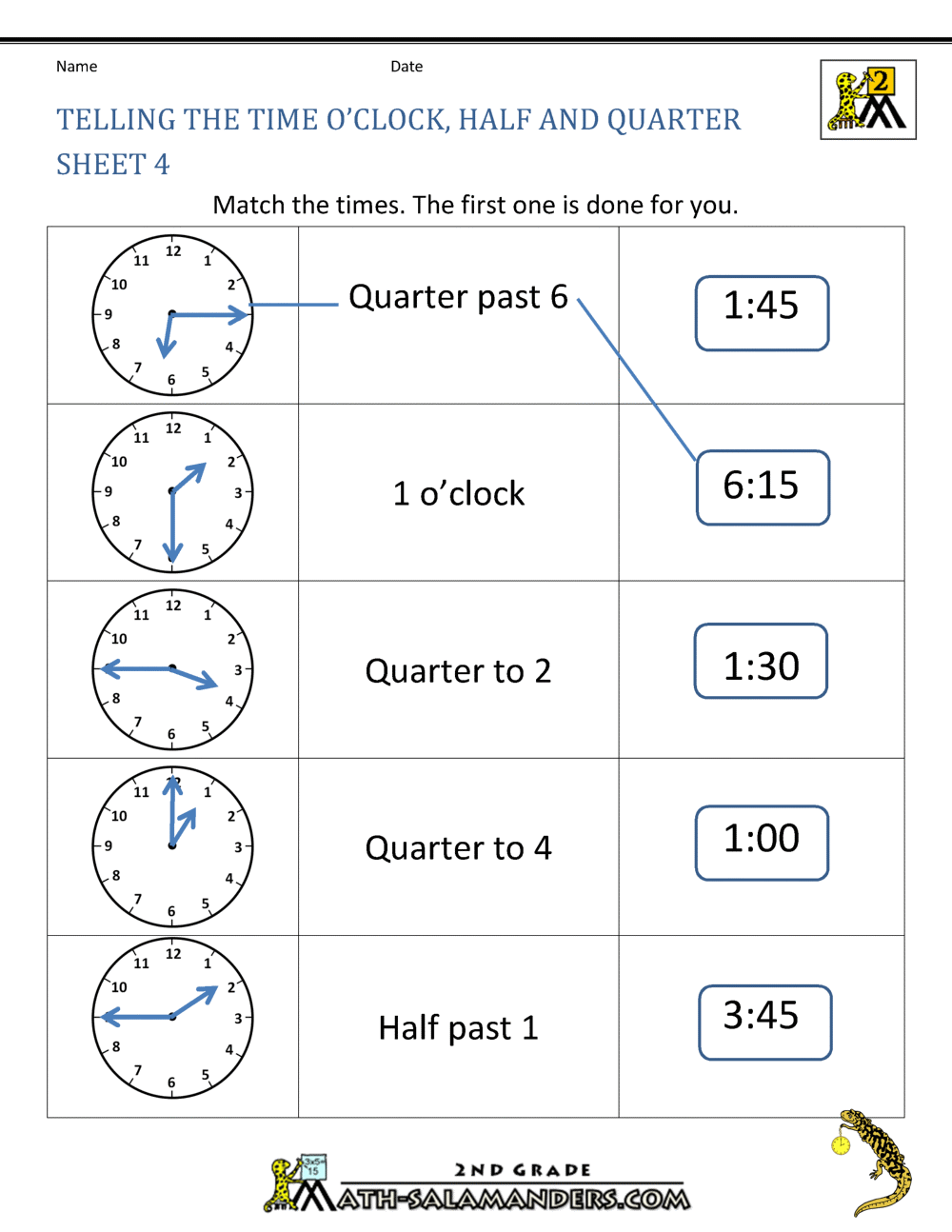 grade Elapsed worksheet elapsed  grade  Grade 4  Time salamanders Worksheets math time 3rd http://www.2nd