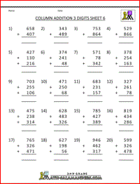 Worksheets Math Worksheets Printable Free printables free math worksheets to print gozoneguide thousands sheets scalien printable addition 3