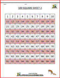 number squares image