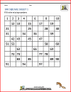 number square worksheets image