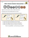 money challenges worksheet image