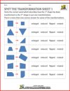 transformation geometry worksheets image