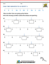 math number line sheets count by halves image