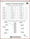 rounding worksheet