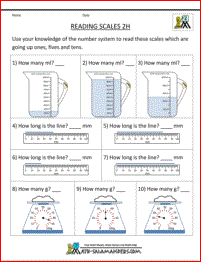 2nd grade measurement worksheets image