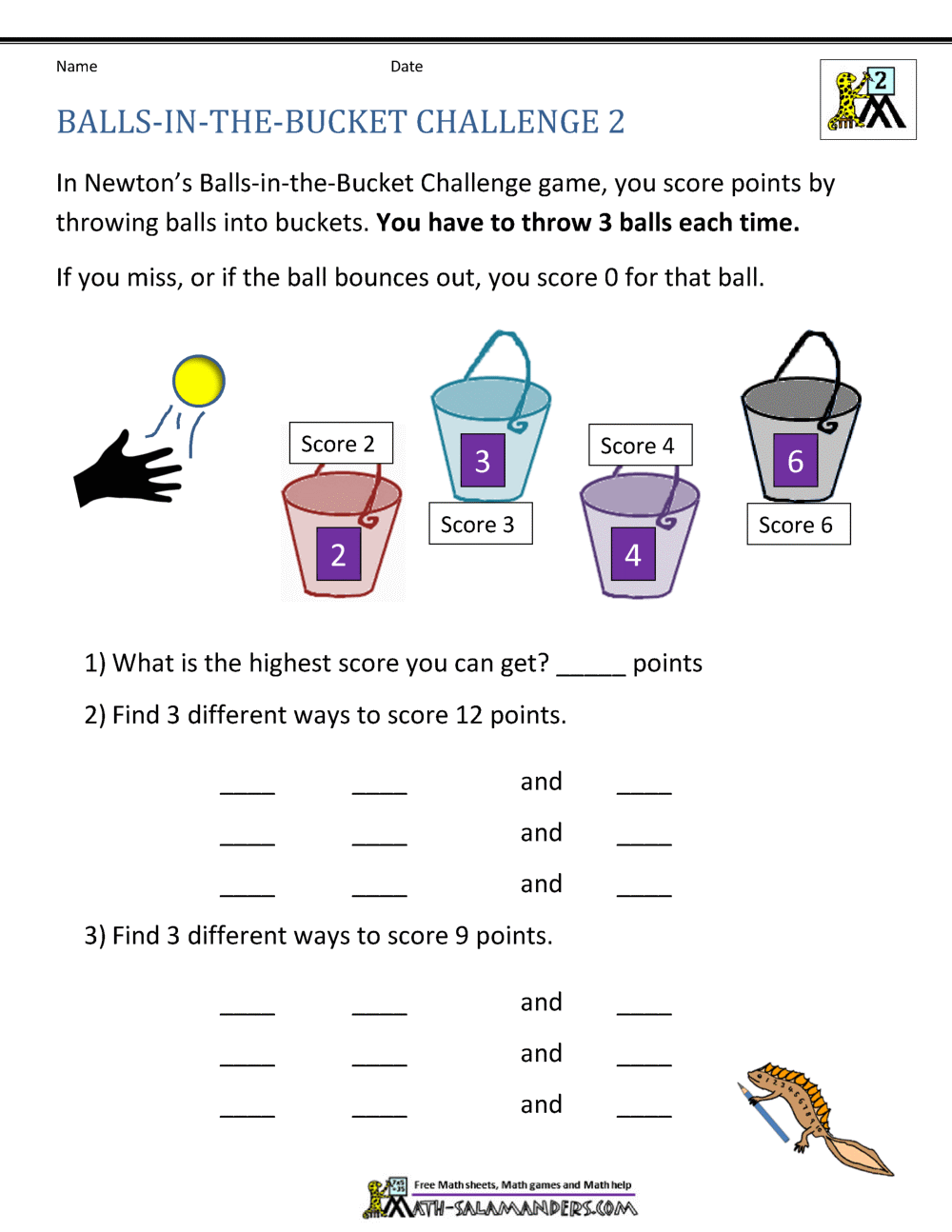 Second Grade Math Problems