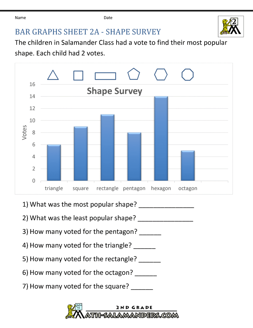 worksheet picture graph