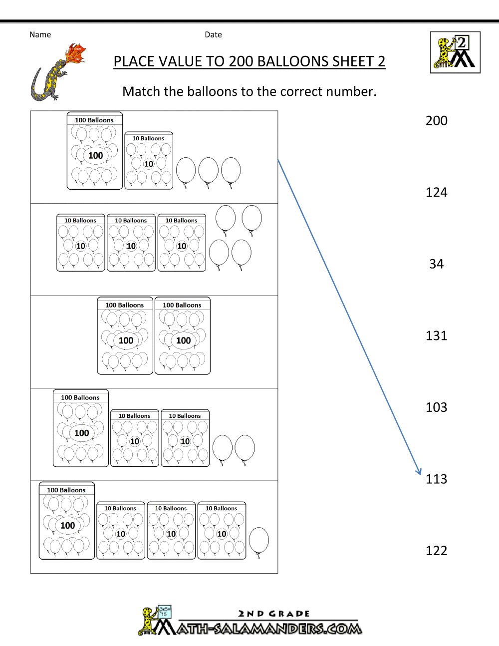 place-value-worksheet-numbers-to-200