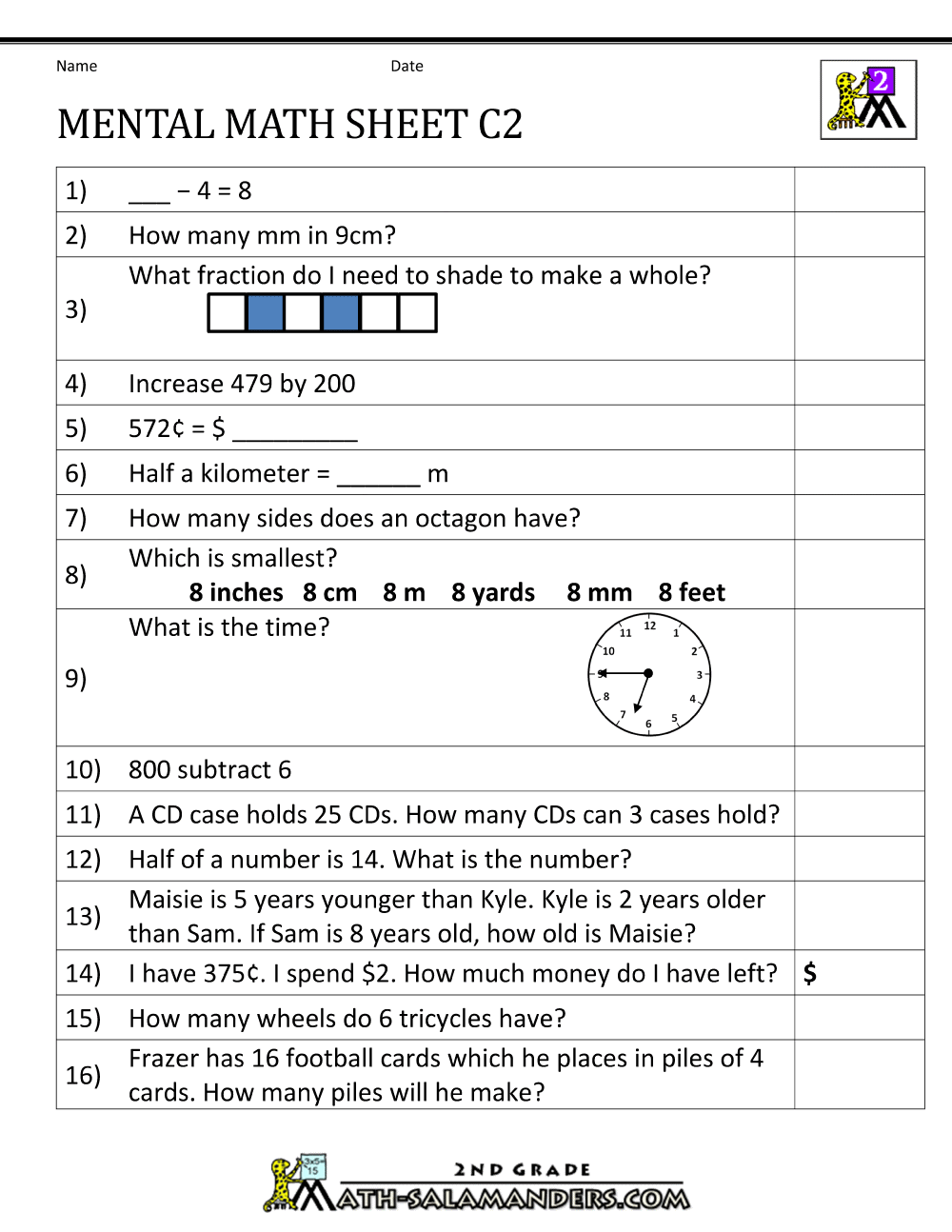 maths worksheet for class 2 liveworksheets