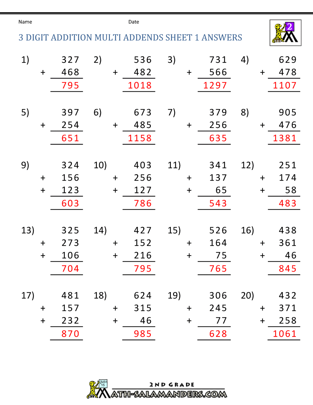 22 Digit Addition Regrouping Worksheets Regarding Complex Numbers Worksheet Pdf