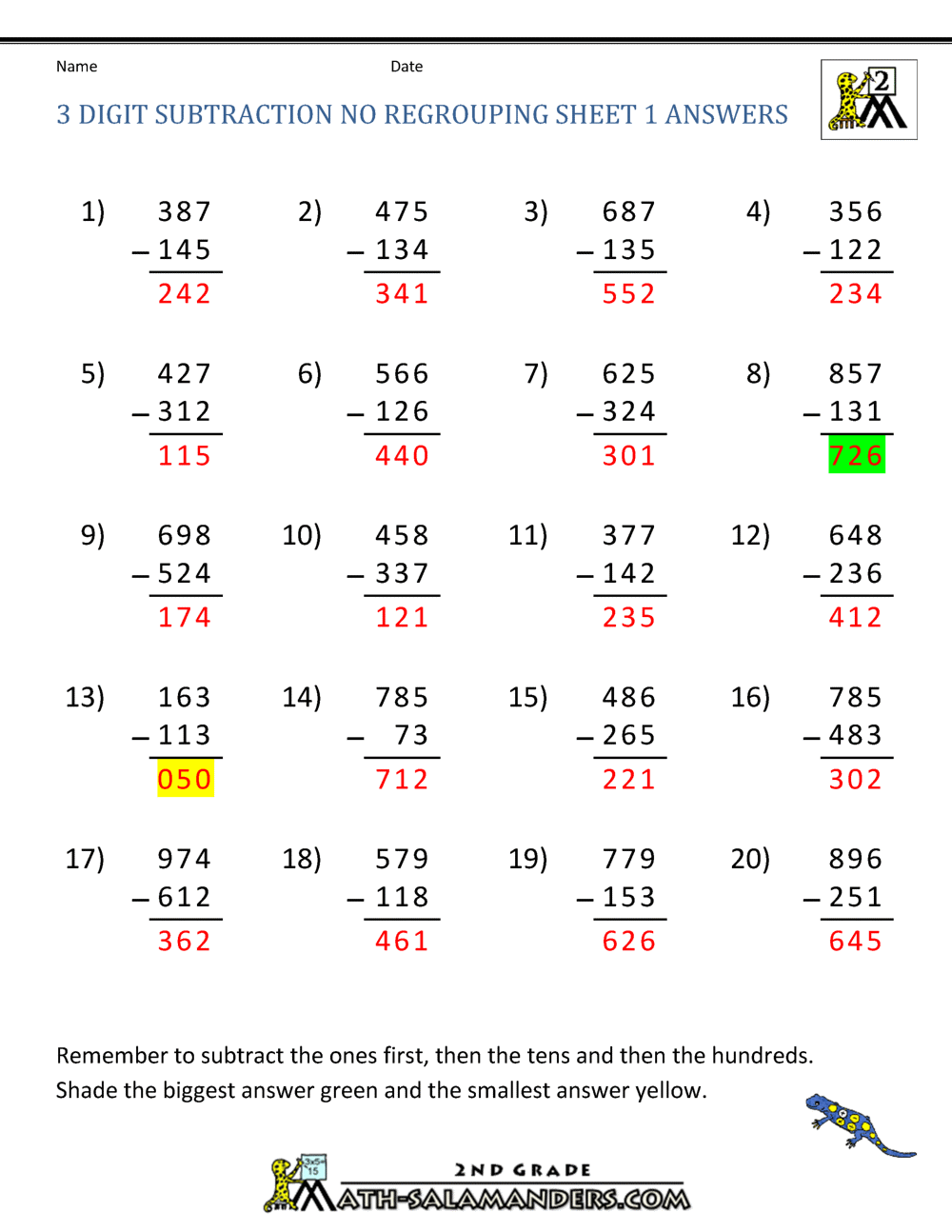 three-digit-subtraction-without-regrouping-worksheets