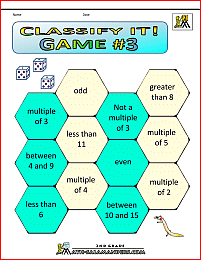 addition math games classify it game 3