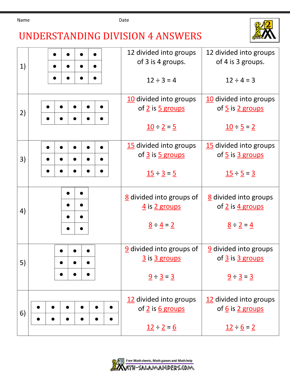 How To Do Division Worksheets