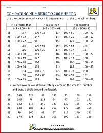 comparing numbers to 1000