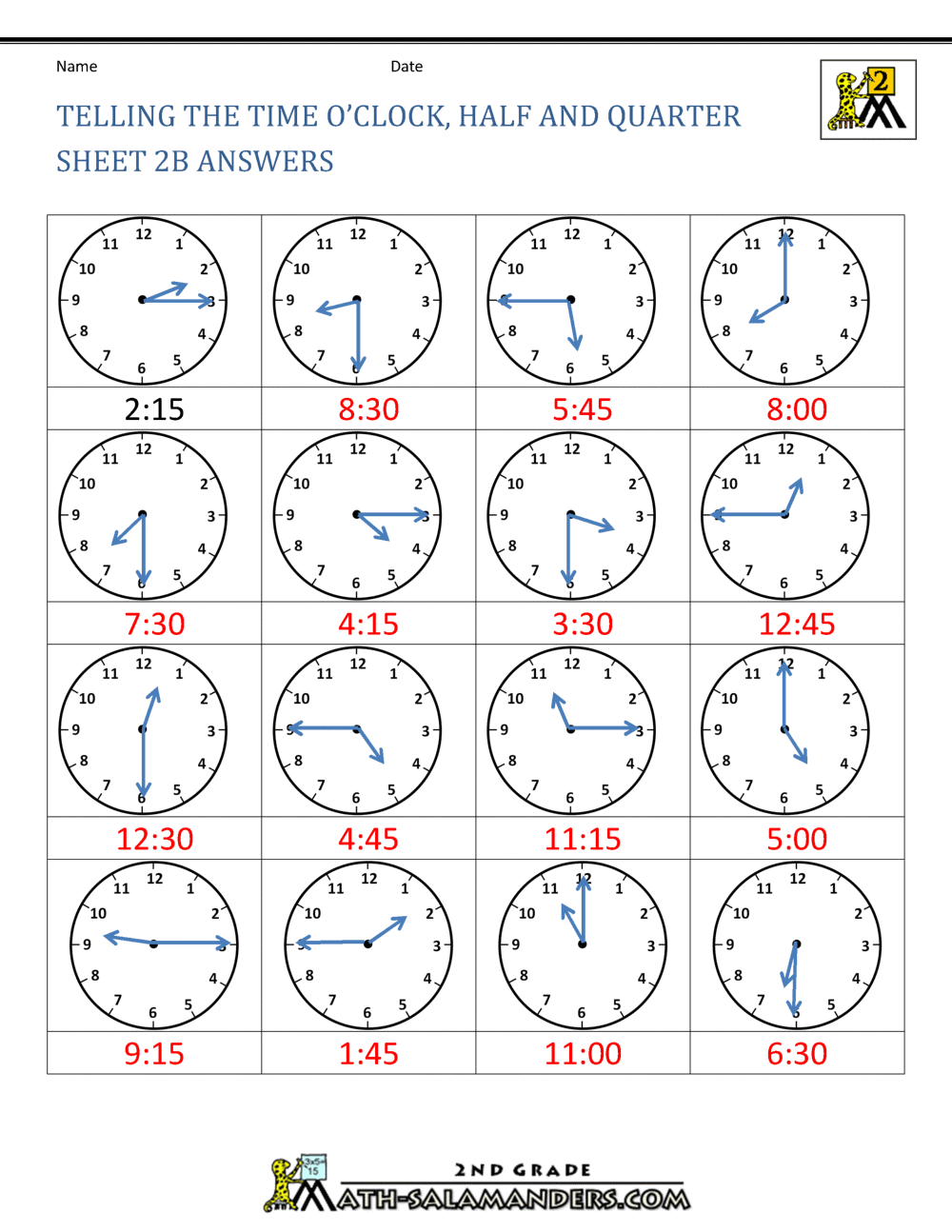 Free Printable Time Clock Sheets