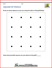 geometry puzzles printable square up puzzle