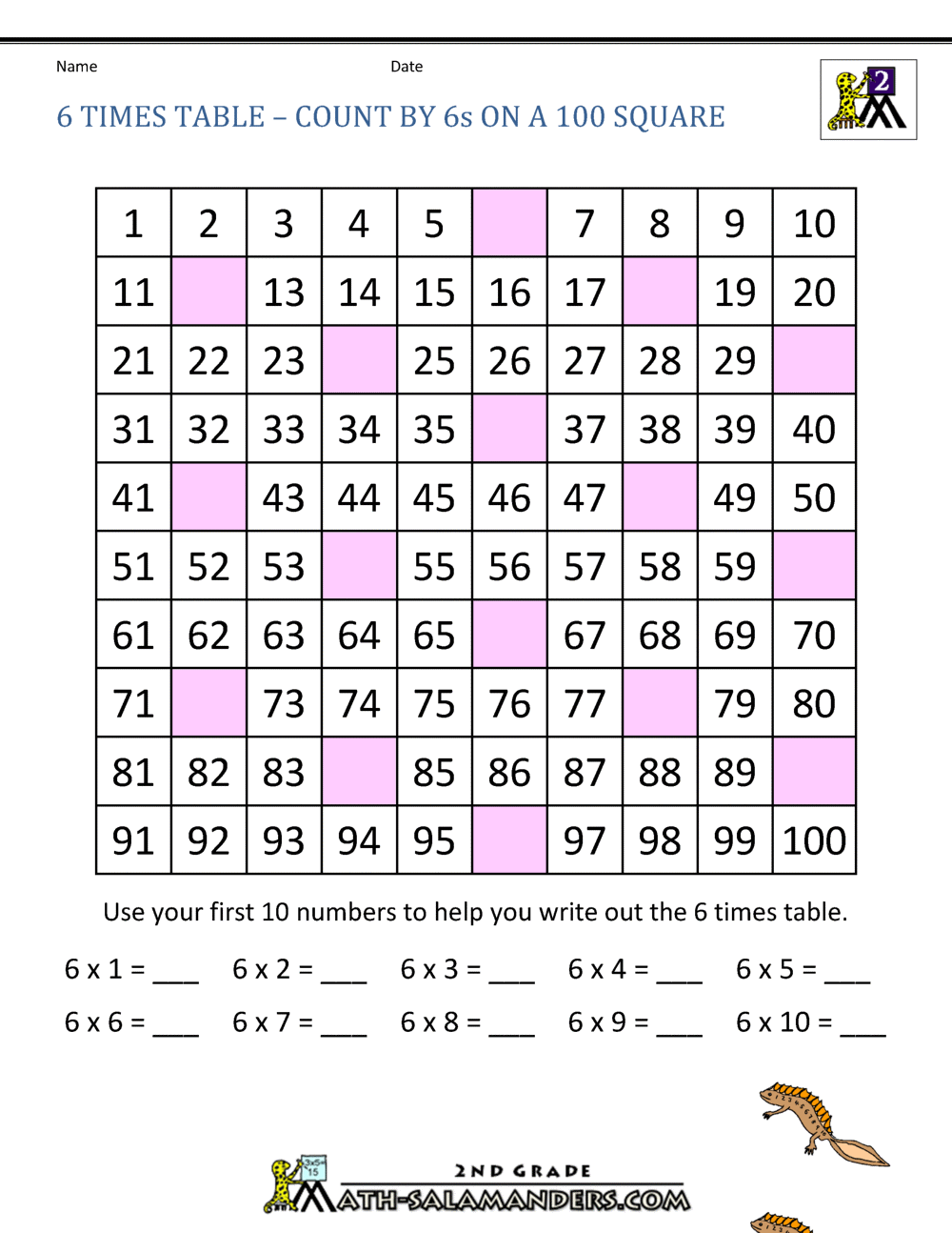 6-times-table