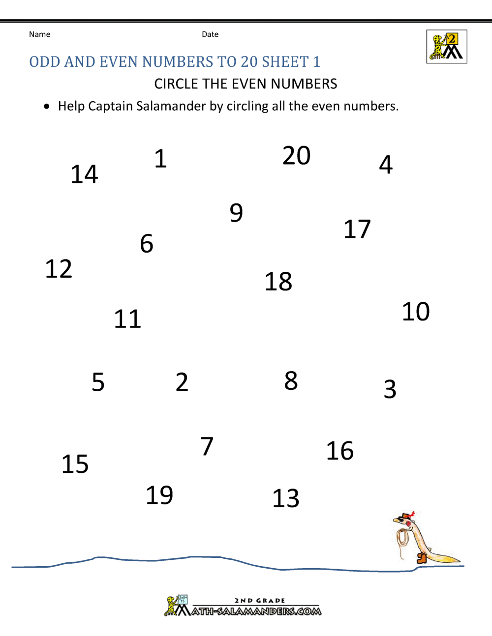 Printable Worksheets Odd And Even Numbers For Kids Top Sellers Smarys
