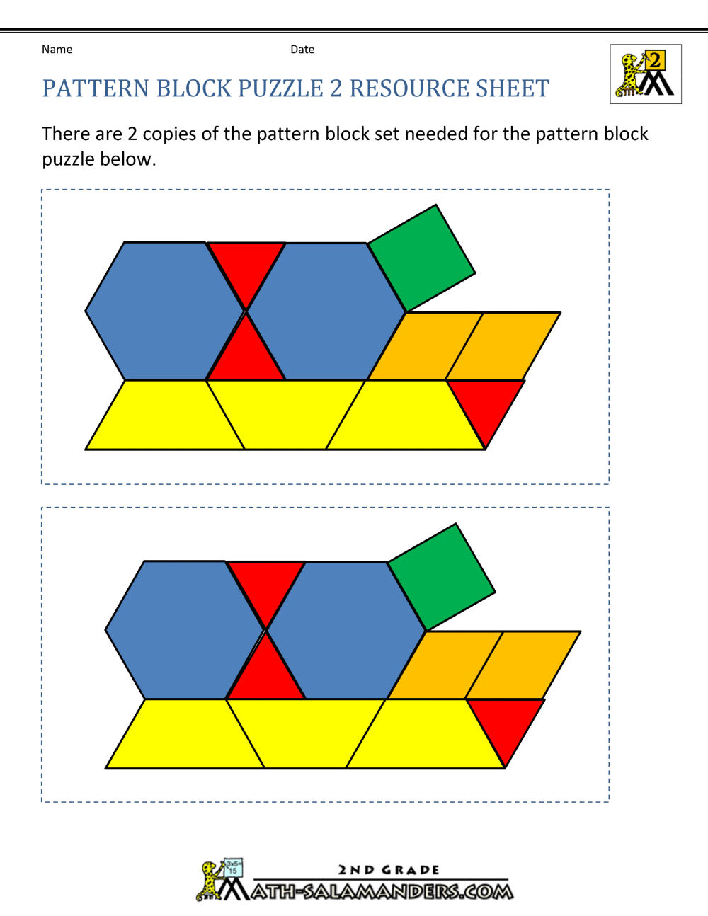 Math Puzzles for Kids - Shape Puzzles