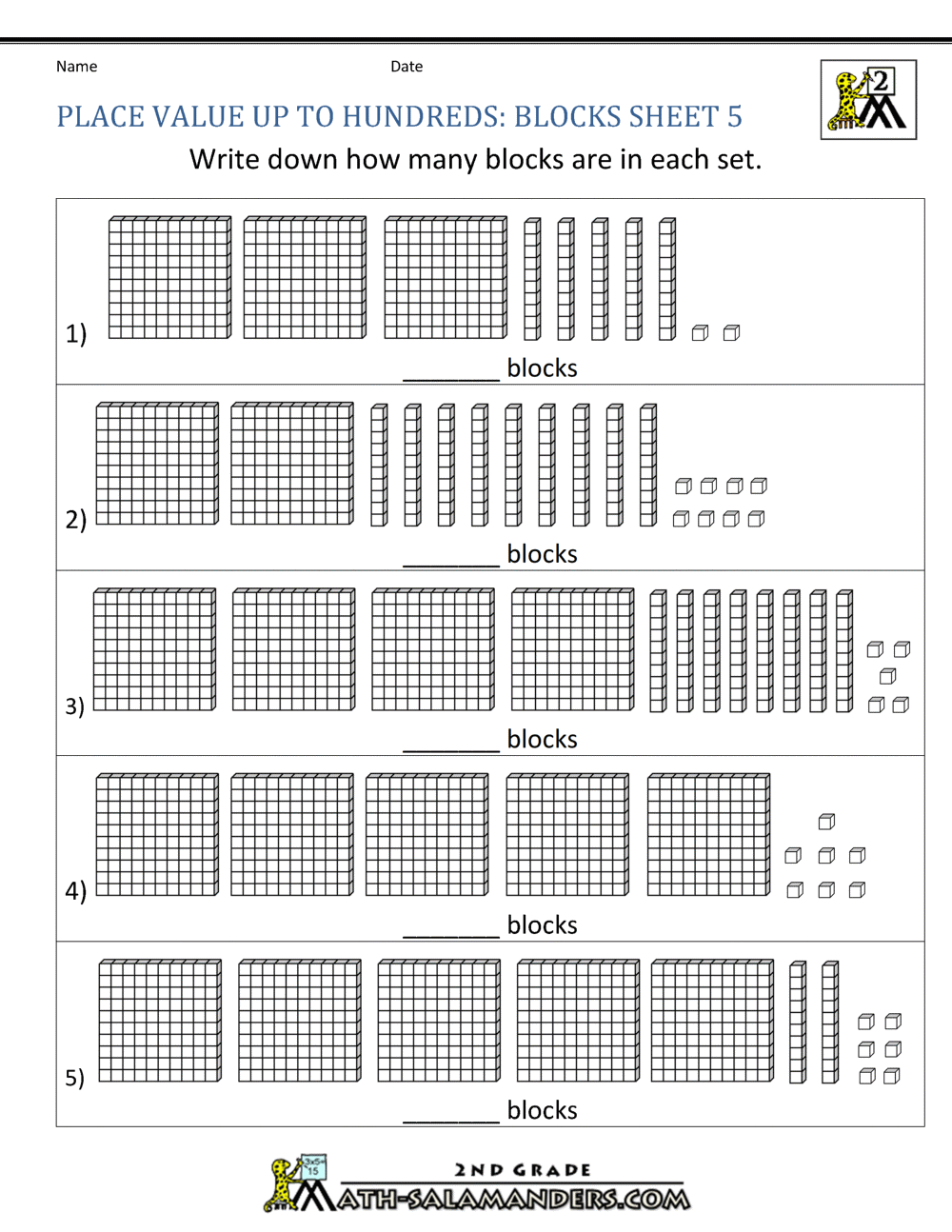 Adding With Place Value Blocks Worksheets Bmp dolla
