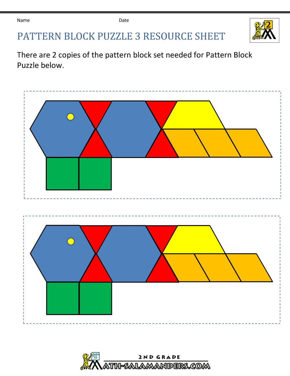 Math Puzzles for Kids - Shape Puzzles