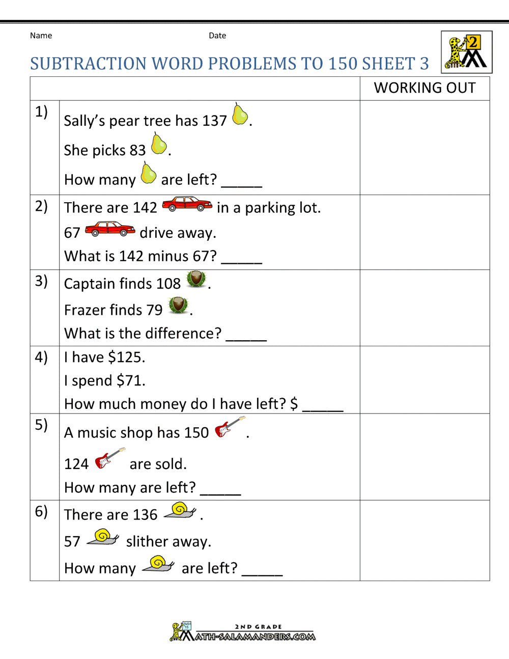 problem solving subtraction with regrouping