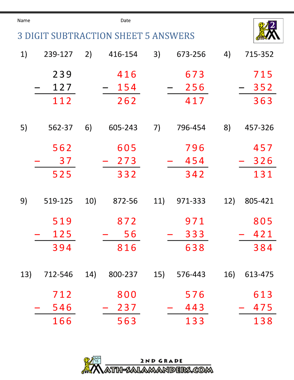 three-digit-subtraction-worksheets