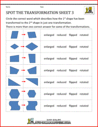 transformation geometry spot the transformation 3