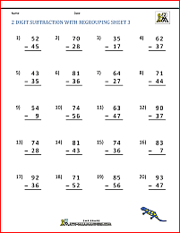 2 digit subtraction with regrouping 3