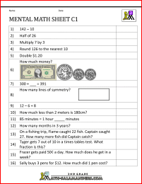 2nd grade math worksheets c1