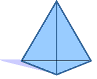 printable 3d shapes triangular based pyramid