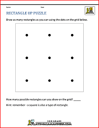 math puzzles printable rectangle up puzzle
