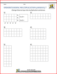 multiplication understanding arrays 7